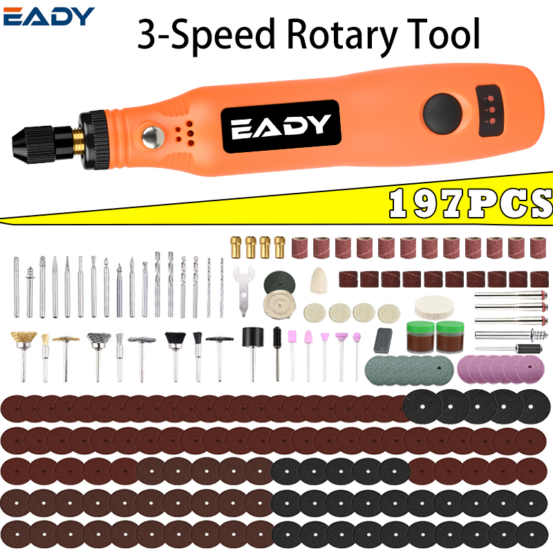 Power Tools And Hand Tools - USB Cordless Rotary Tool Kit –