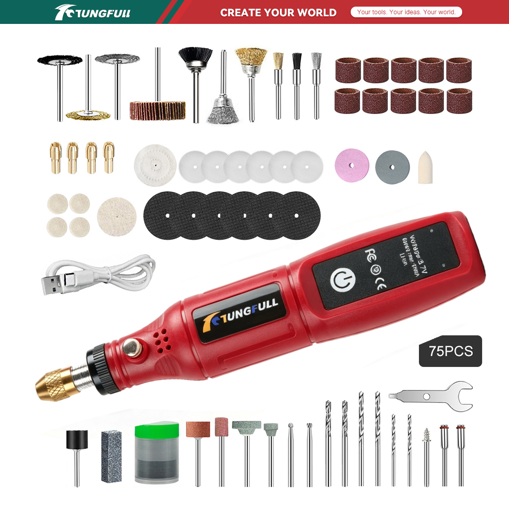 TUNGFULL 3.7V Cordless Rotary  - đánh giá và giá Power Tools And Hand Tools