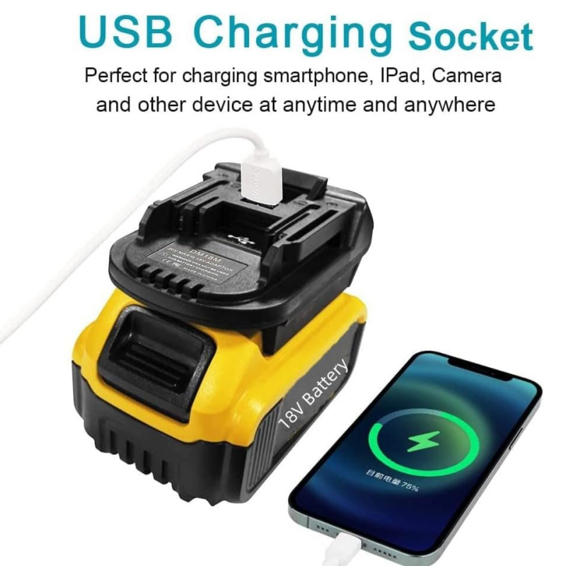 DM18M Lithium Battery Adapter  - đánh giá và giá Power Tools Battery Adapter
