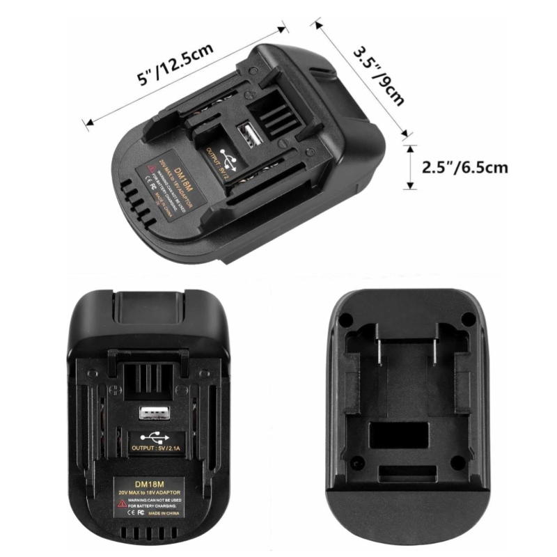 DM18M Lithium Battery Adapter  - đánh giá và giá Power Tools Battery Adapter