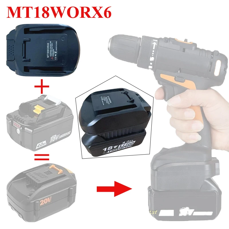 Battery Converter Adapter MT18 - đánh giá và giá Power Tools Battery Adapter