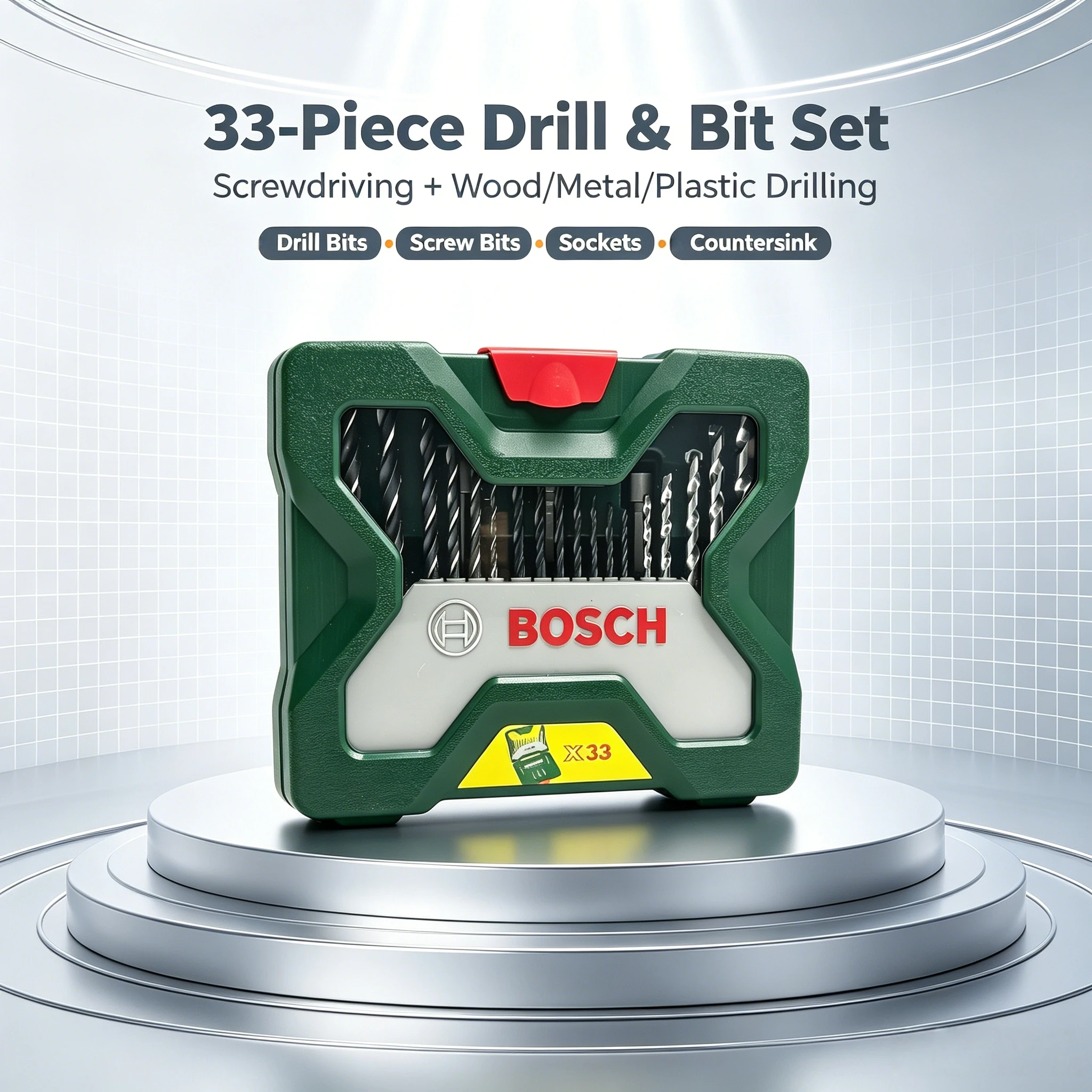BOSCH Bits x33 Impact Drills T - đánh giá và giá Power Tools Bosch