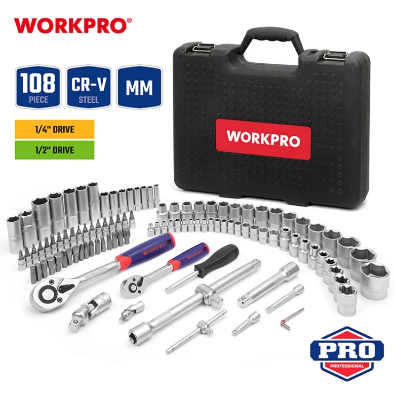 108pcs Professional Mechanics  - đánh giá và giá Power Tools And Hand Tools