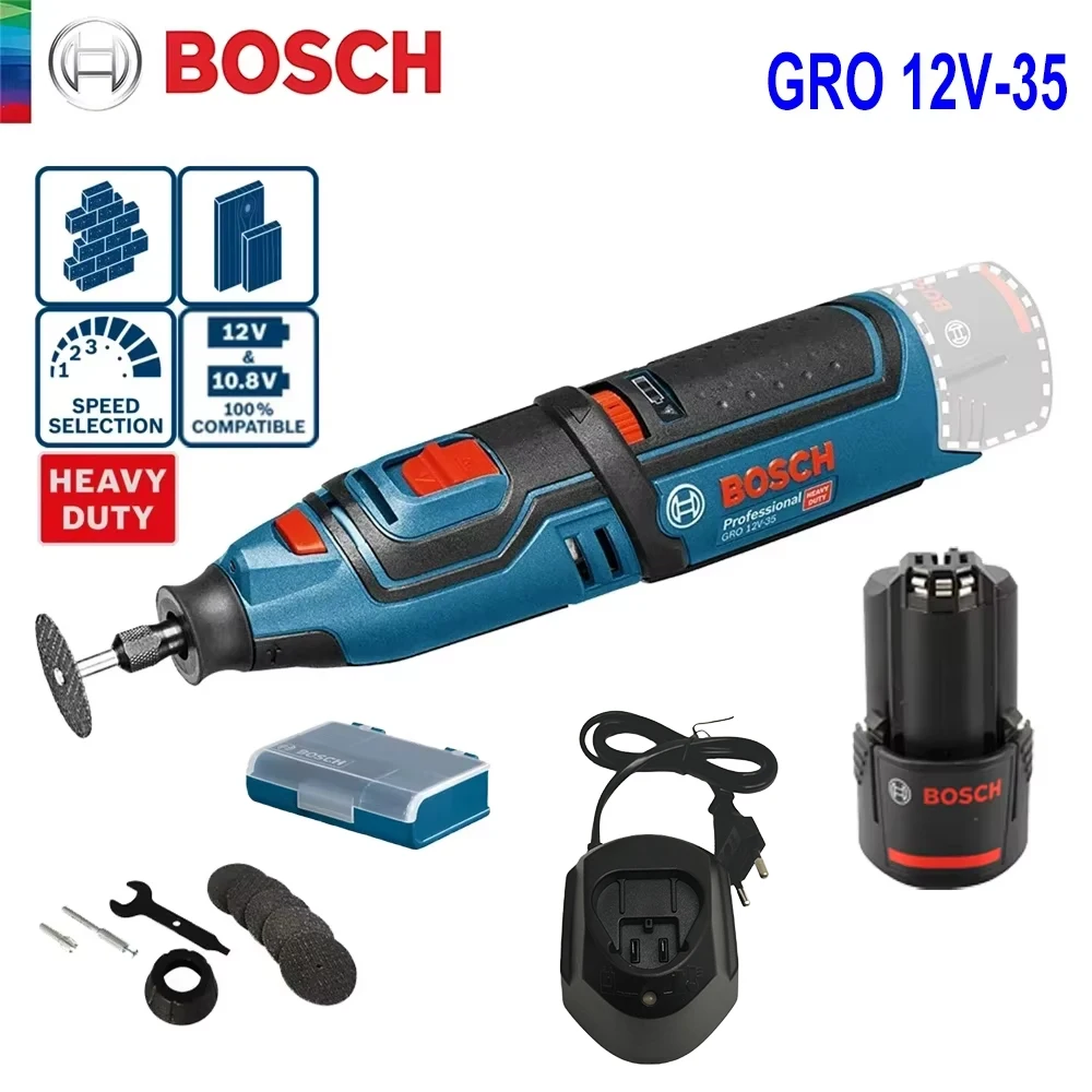 Bosch GRO 12V-35 Cordless Grin - đánh giá và giá Power Tools Bosch