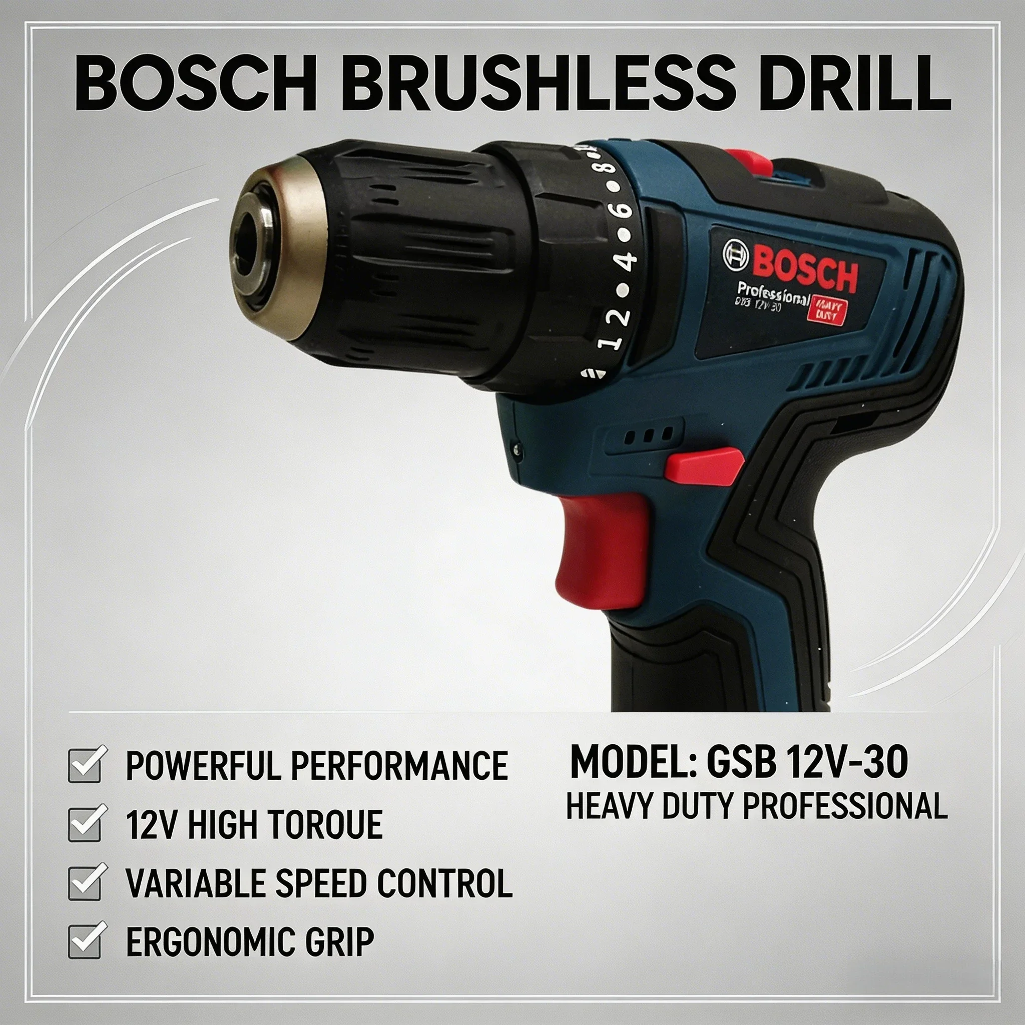 Bosch-GSB 12V-30 Professional  - đánh giá và giá Power Tools Bosch
