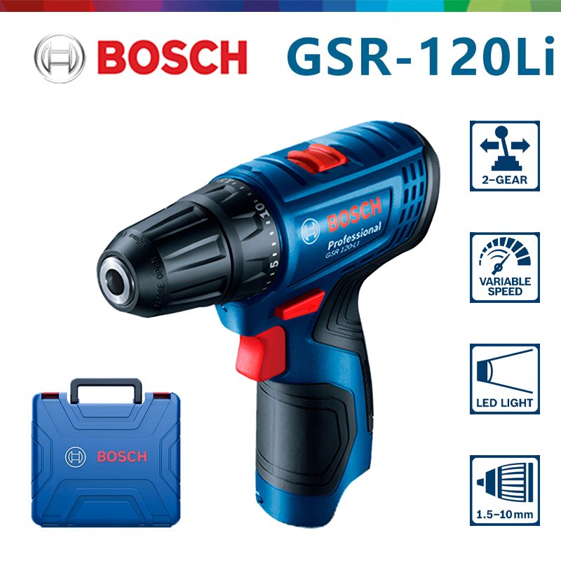 Bosch GSR 120-LI 12V Lithium E - đánh giá và giá Cordless Drill Driver