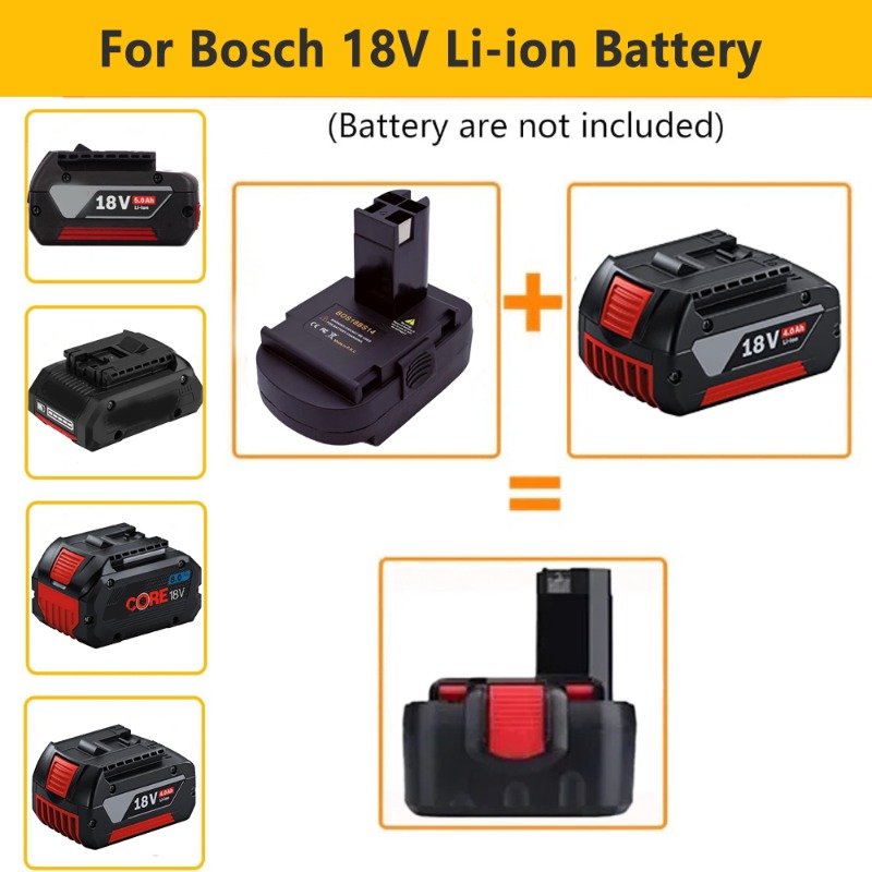 For Bosch 14.4V Tools BOS18BS1 - đánh giá và giá Power Tools Battery Adapter