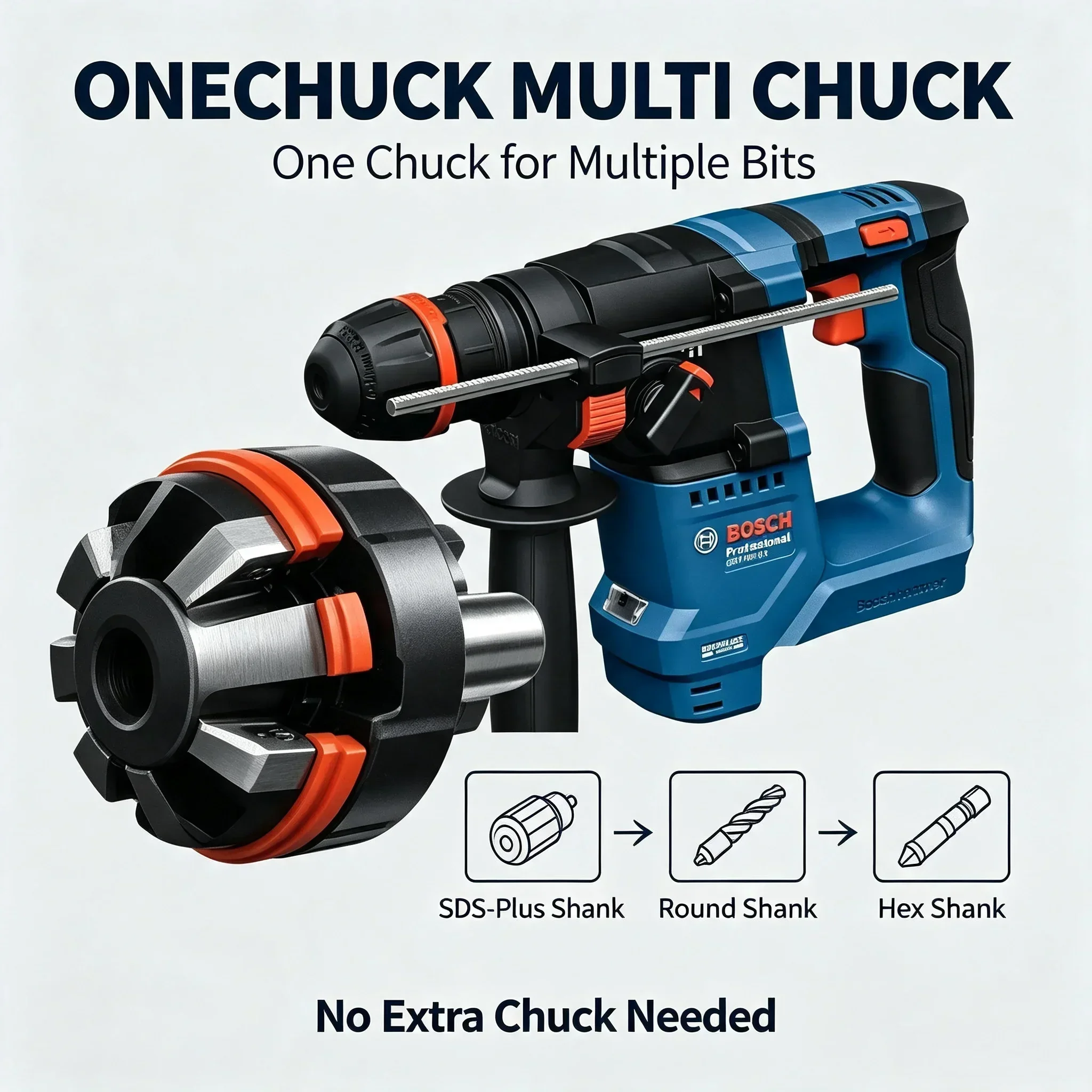 Bosch GBH 18V-18X Cordless Rot - đánh giá và giá Power Tools Bosch